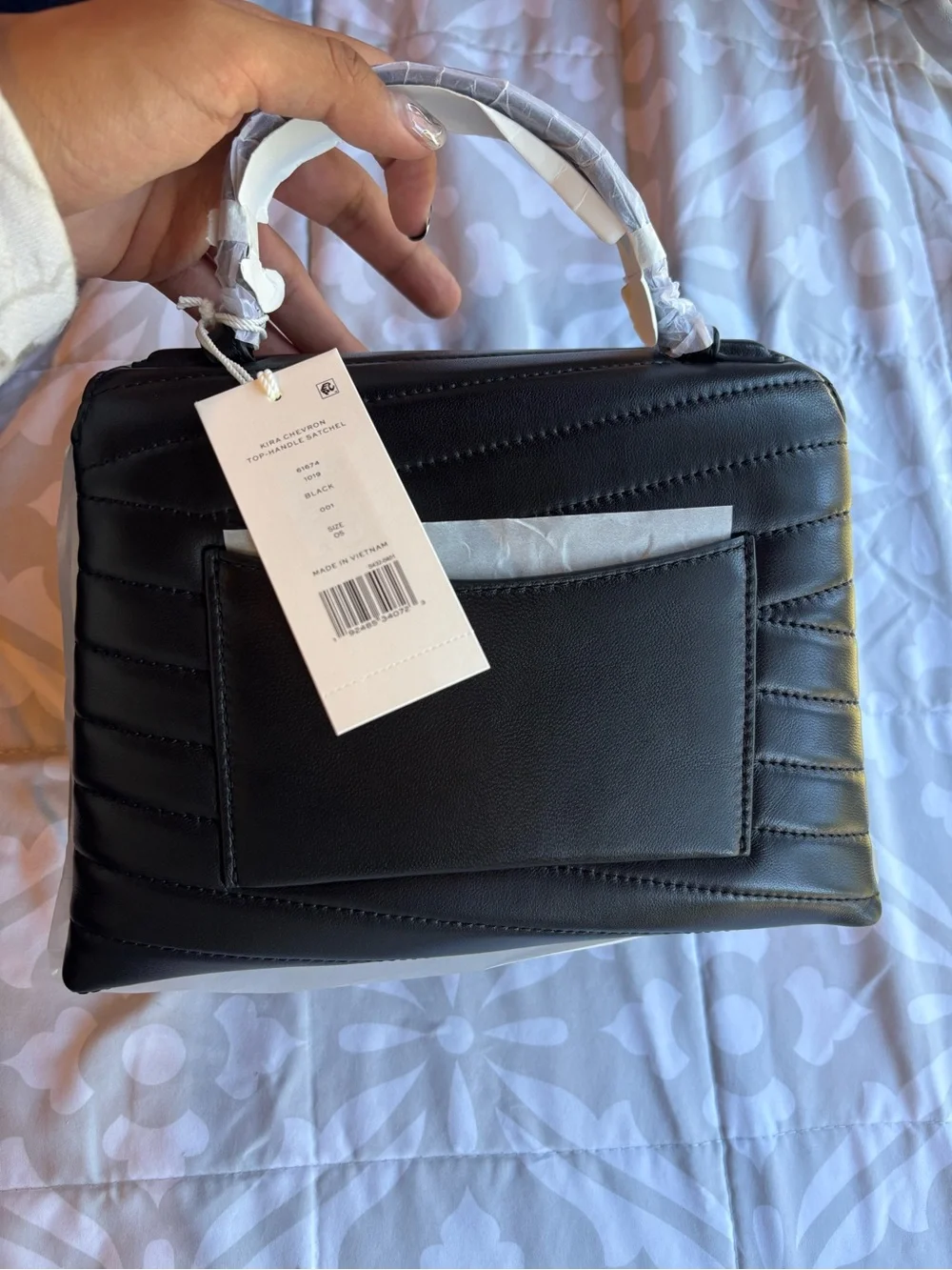 Tory Burch Kira Chevron Top-Handle Bag